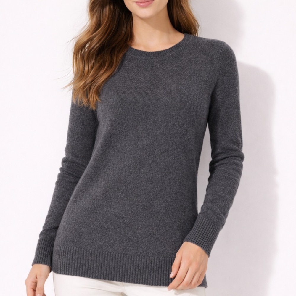 Banana Republic Charcoal Crew Neck Sweater touch of cashmere size S